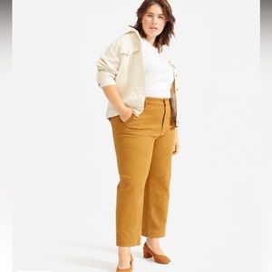 Everlane The Straight-Leg Crop Golden Brown